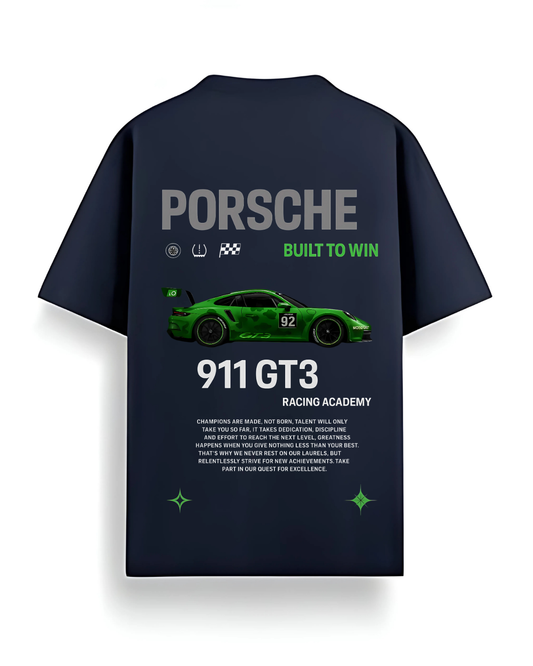 Porsche Navy Blue | Unisex Oversized T-Shirt