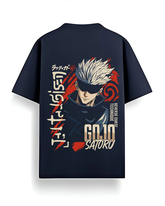 GOJO Navy Blue | Unisex Oversized T-Shirt (Copy)