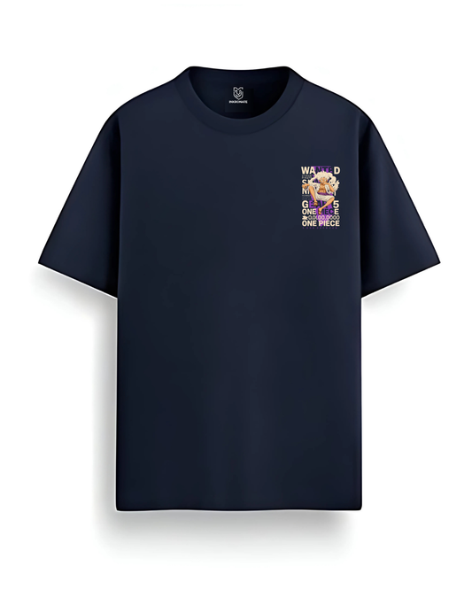 Wanted Navy Blue | Unisex Oversized T-Shirt